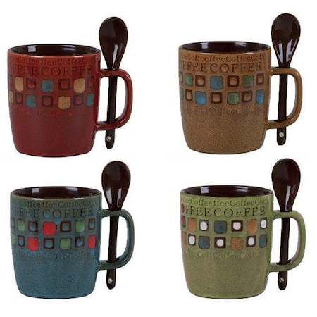 Gibson 78757.08 13oz Mr. Coffee Cafe Americano Mug Set